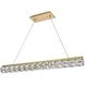 Valetta 1 Light 42 inch Gold Linear Pendant Ceiling Light