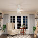 Fonthill 52 inch Fresh White with Light Oak/Fresh White Blades Ceiling Fan