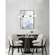 Akari LED 32.38 inch Black Chandelier Ceiling Light