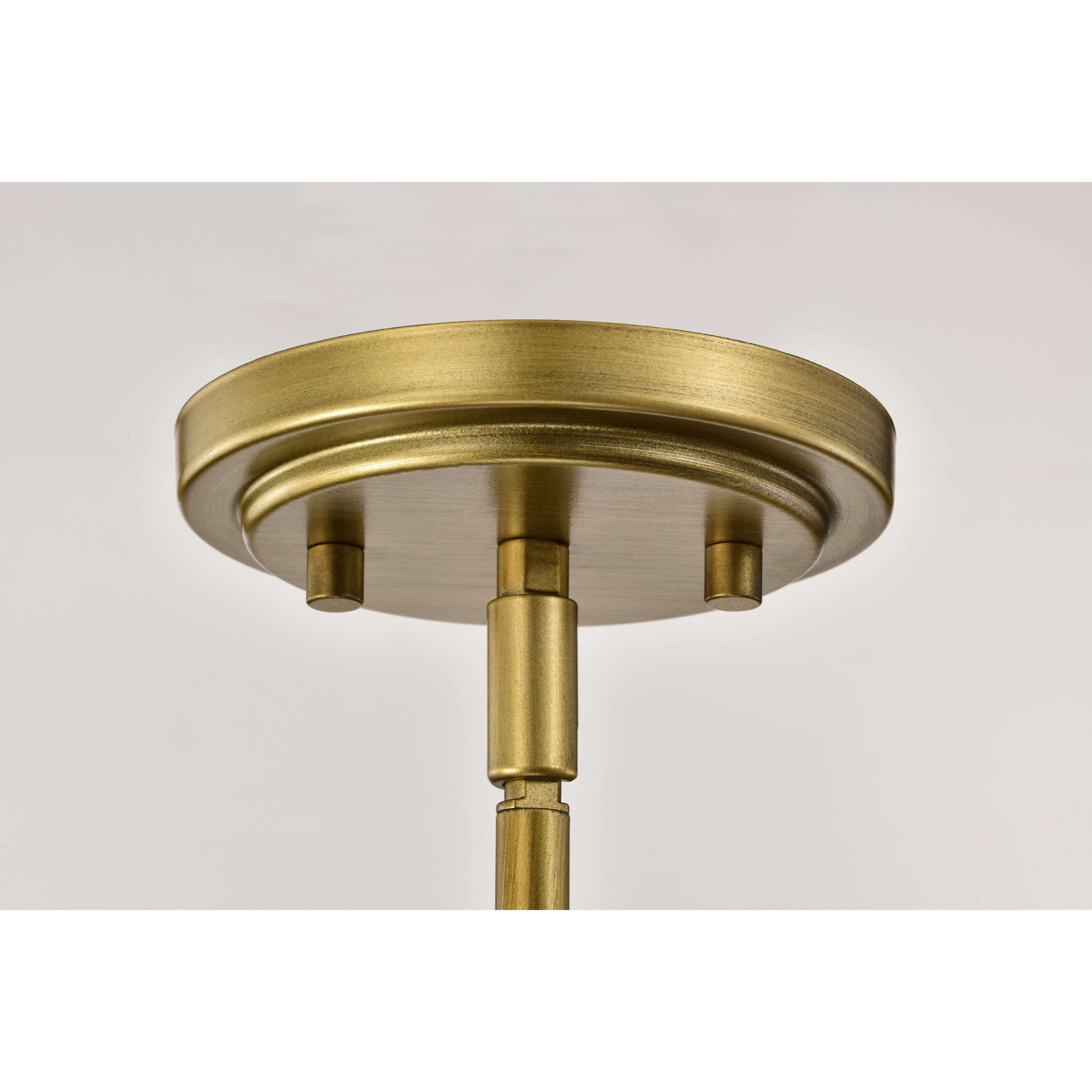 Solara 5 inch Natural Brass Pendant Ceiling Light