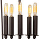 Austin 5 Light 15 inch Oil Rubbed Bronze Foyer Lantern Ceiling Light