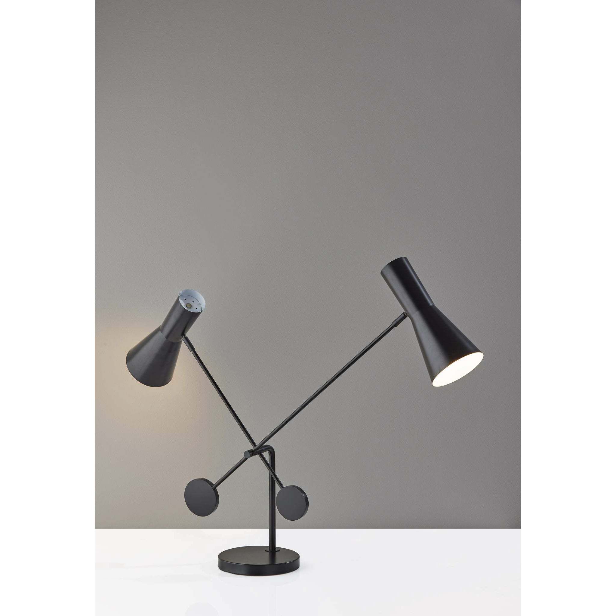 Bond 34 inch 40.00 watt Black Desk Lamp Portable Light, ADS360