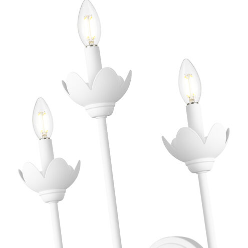 Allistair Wall Sconce Wall Light in Textured White