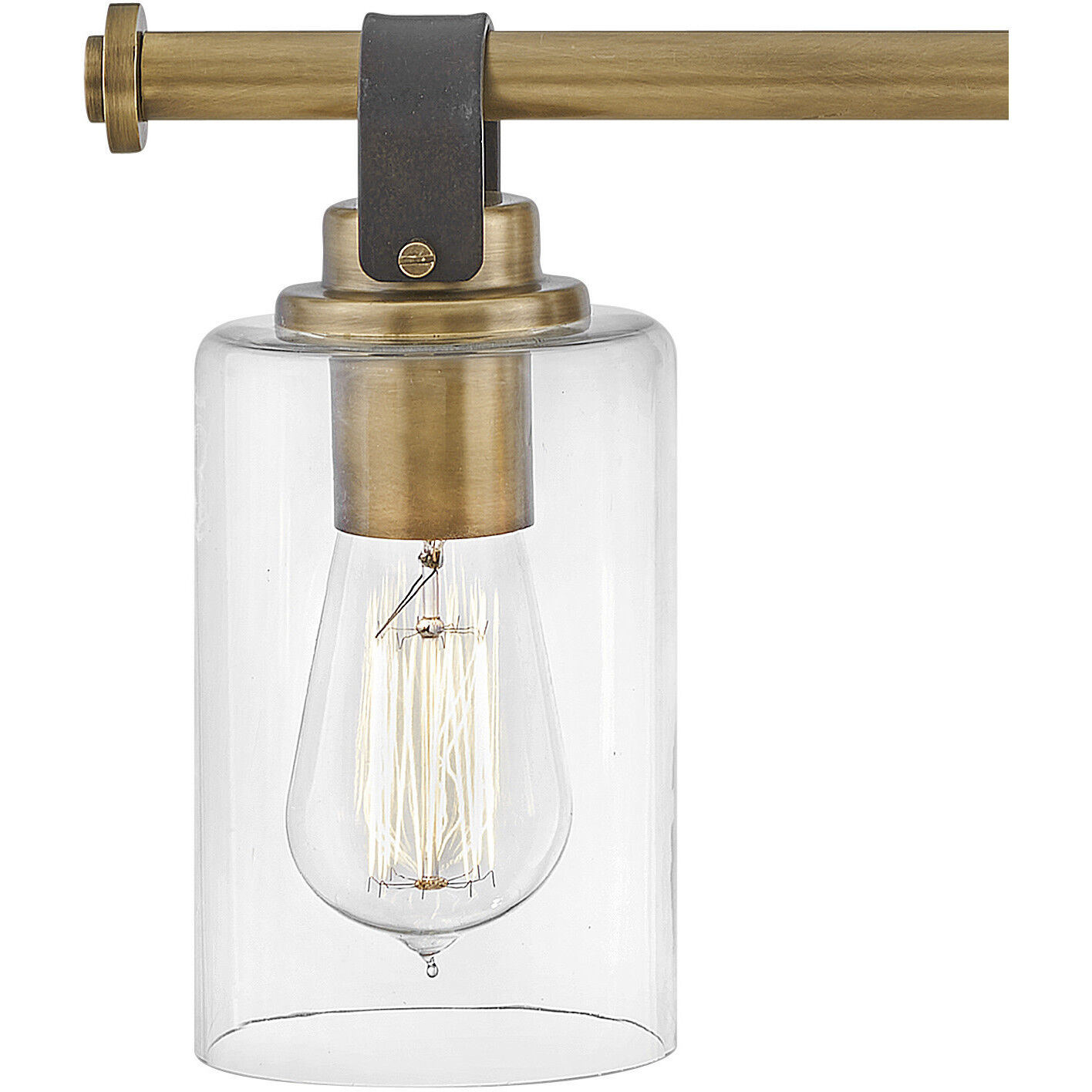 Halstead 3 Light 24 inch Heritage Brass Vanity Light Wall Light