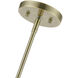 Cresthaven 4 Light 24 inch Antique Brass Pendant Chandelier Ceiling Light