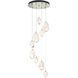 Chrysalis 9 Light 20.5 inch Sterling Pendant Ceiling Light in White Crystal