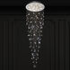 Rain Drop 12 Light 32 inch Chrome Flush Mount Ceiling Light