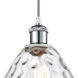 Ballston Large Waverly LED 8 inch White and Polished Chrome Mini Pendant Ceiling Light, Ballston