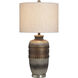 Frank 32 inch 100 watt Kachina Gold and Light Oatmeal Table Lamp Portable Light