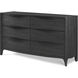 Rome Nera Dresser, Wooden, 6-Drawer