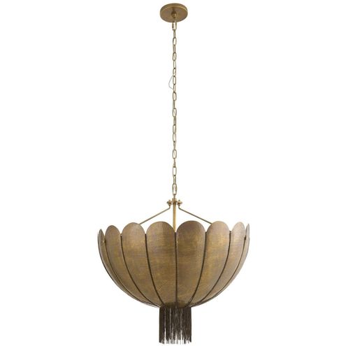 Inaya 3 Light 30 inch Antique Brass Chandelier Ceiling Light