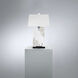 Forever Auroa 30.6 inch 7.00 watt Polished Chrome Table Lamp Portable Light