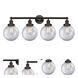 Beacon 4 Light 33.5 inch Oil Rubbed Bronze Bath Vanity Light Wall Light