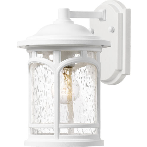 Marblehead 1 Light 11 inch Fresco Outdoor Wall Lantern in White Lustre