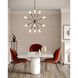 Alora Mood Cosmo 12 Light 38.63 inch Matte Black Chandelier Ceiling Light