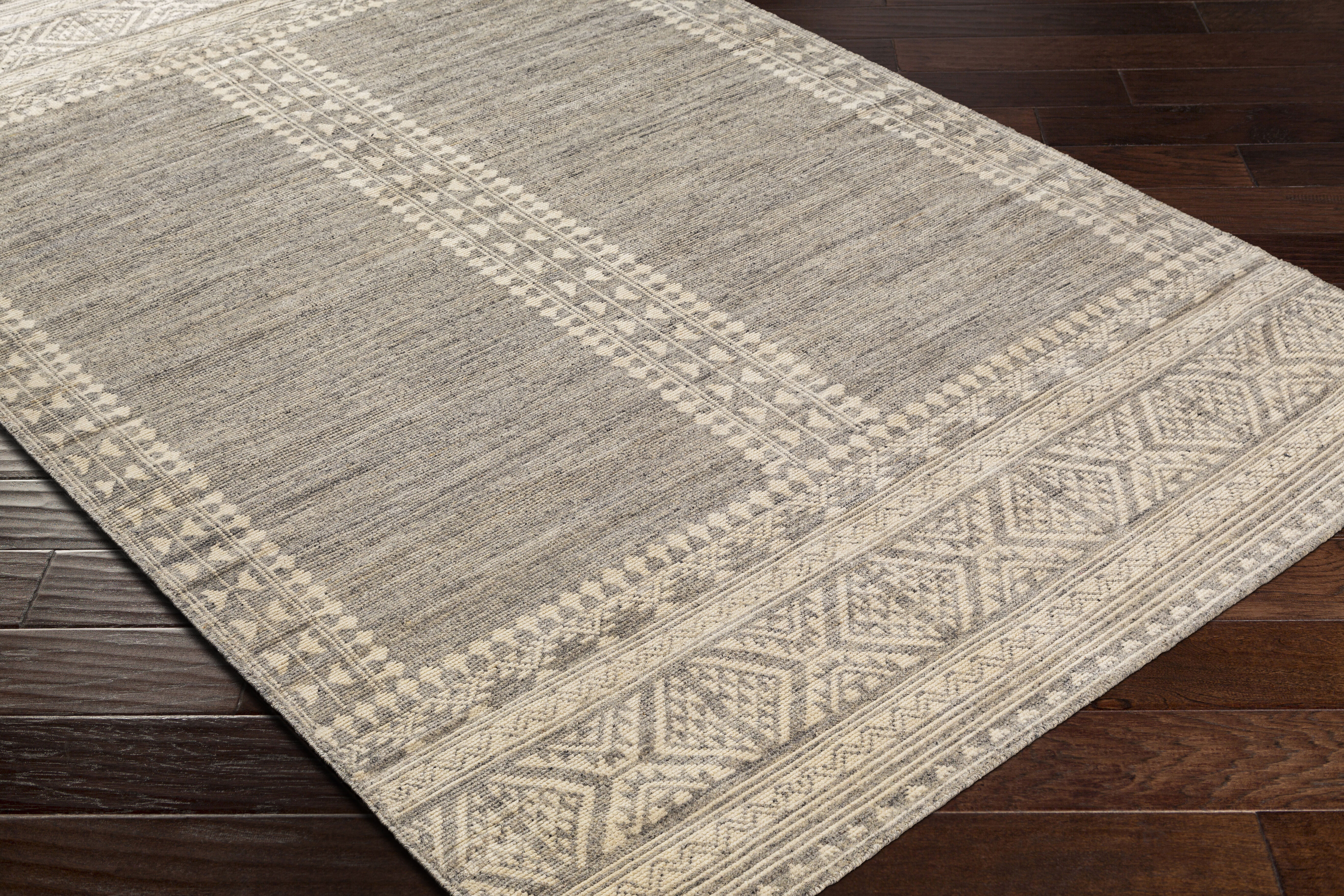 Tunus 180 X 144 inch Medium Gray Rug in 12 x 15, Rectangle