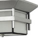 Harbor LED 12 inch Titanium Outdoor Flush Mount