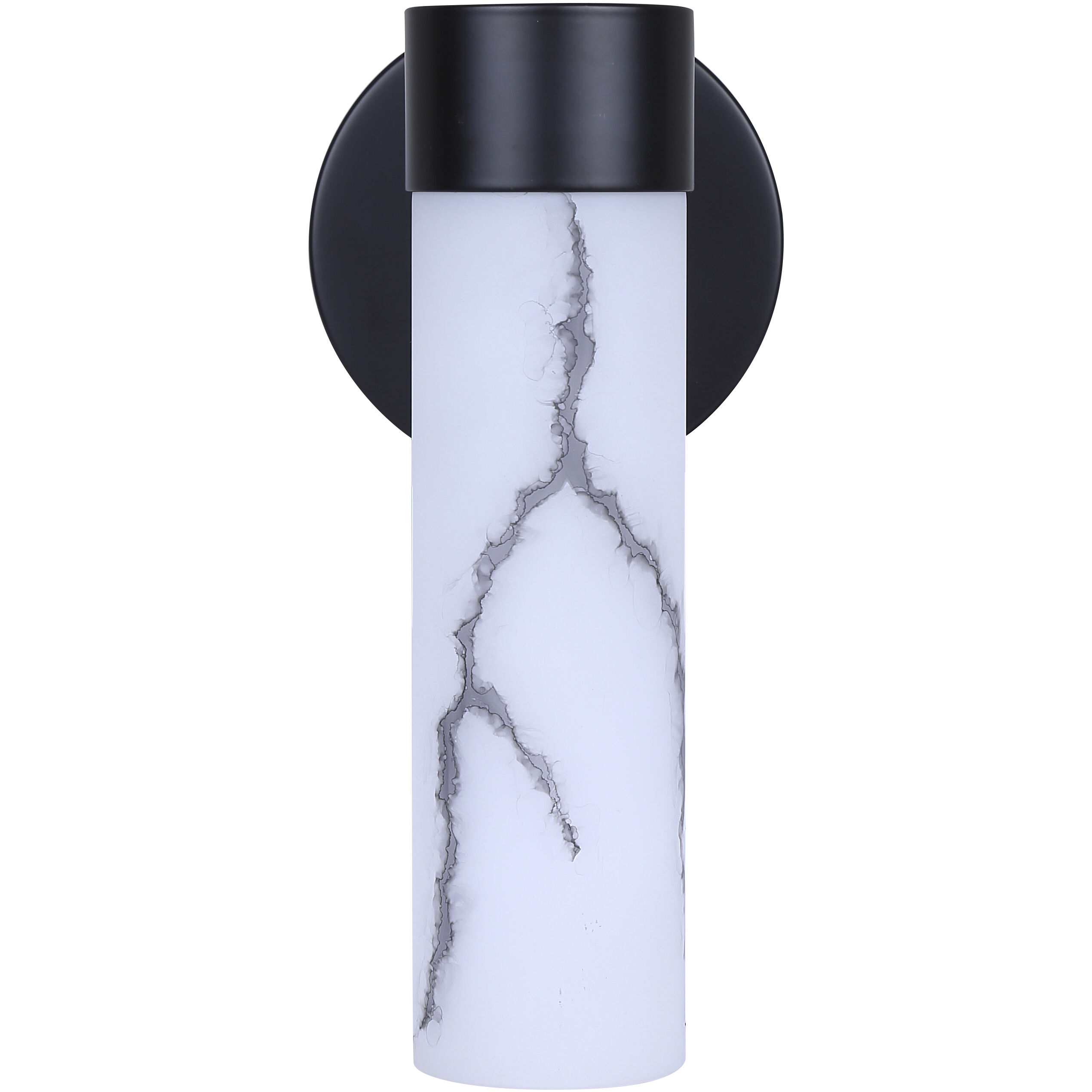 Kristella 1 Light 6 inch Black Vanity Light Wall Light