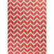 Fallon 66 X 42 inch Bright Orange, Beige Rug