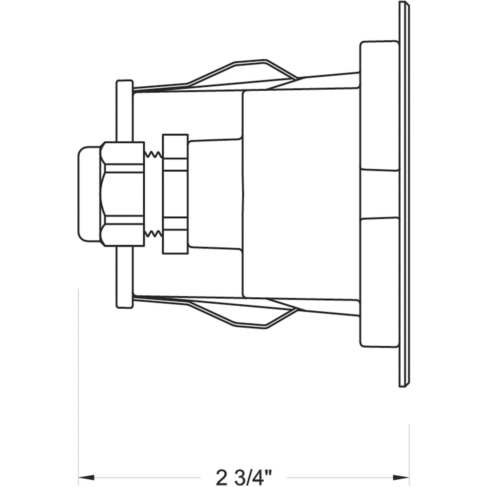 Sparta Dash 12v 5.00 watt Stainless Steel Landscape Brick Light, Louvered