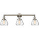 Franklin Restoration Fulton LED 30 inch Polished Nickel Bath Vanity Light Wall Light in Clear Glass, Franklin Restoration