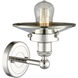 Railroad 1 Light 8 inch Polished Nickel Sconce Wall Light