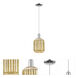 Preston 1 Light 6.75 inch Polished Chrome Mini Pendant Ceiling Light in Mercury Glass