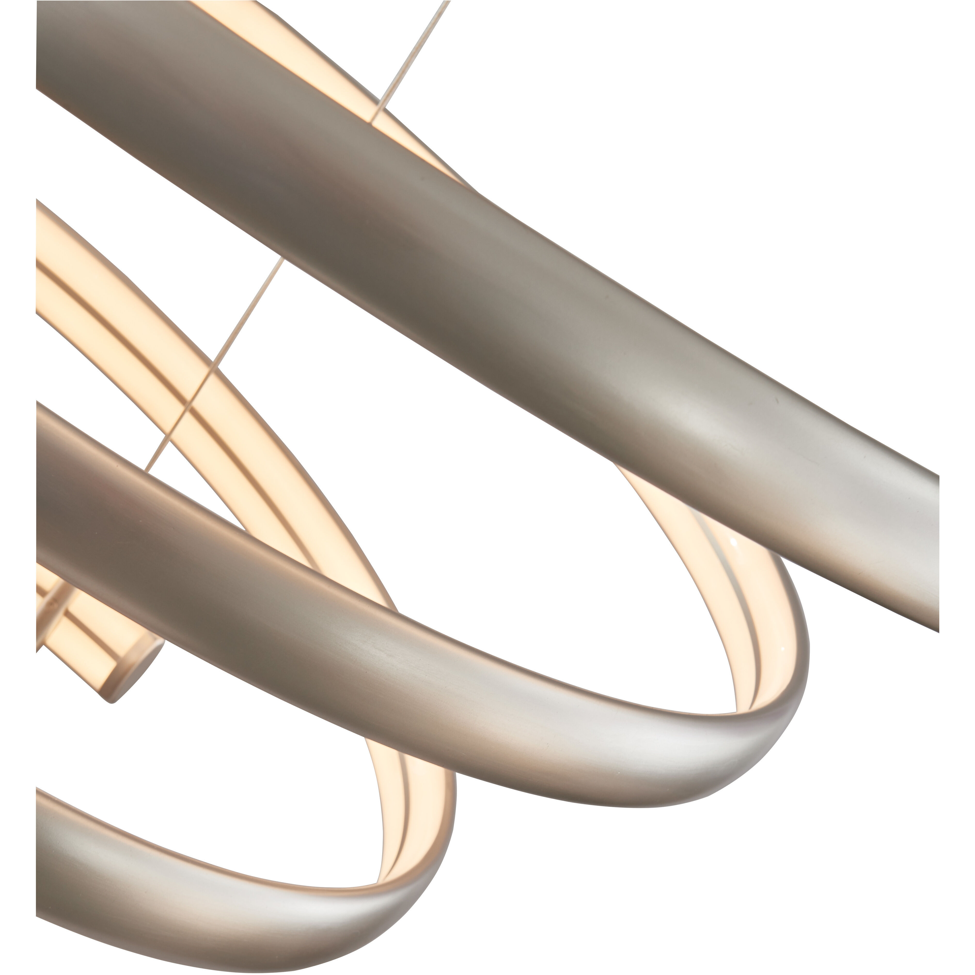 Sling LED 31.5 inch Titanium Silver Pendant Ceiling Light