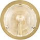 Nala Sconce Wall Light in Heritage Brass