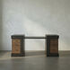 Bentley 76 X 29 inch Dark Walnut and Ebony Walnut Desk