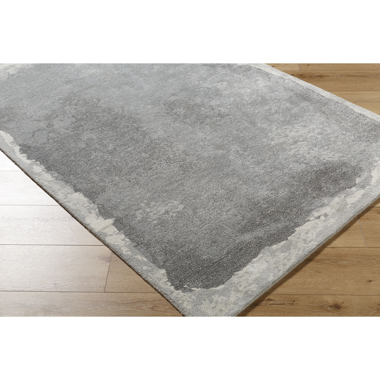 Kavita 180 X 144 inch Grey / Sage / Metallic - Silver / Ash / Nickel Handmade Rug in 12 x 15