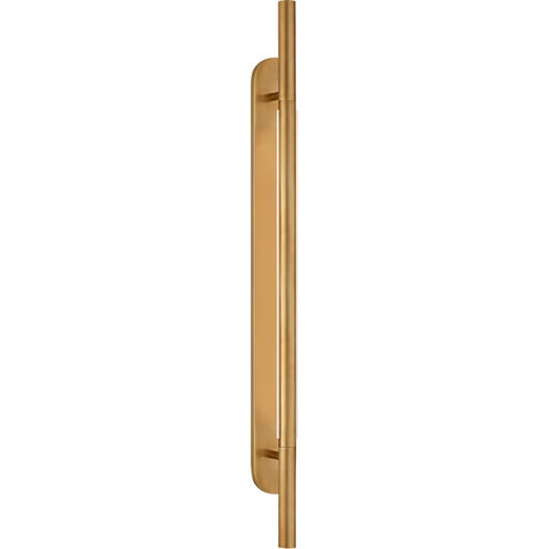 Kelly Wearstler Rousseau LED 2.5 inch Antique-Burnished Brass Bracketed Sconce Wall Light, Large