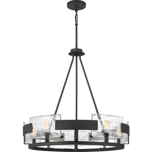 Stratum 5 Light 26 inch Royal Ebony Chandelier Ceiling Light