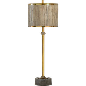 Bob Timberlake 33 inch 100 watt Antique Brass Table Lamp Portable Light