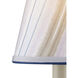 Marble Paper Lilac and Blue Agate Tapered Chandelier Shade