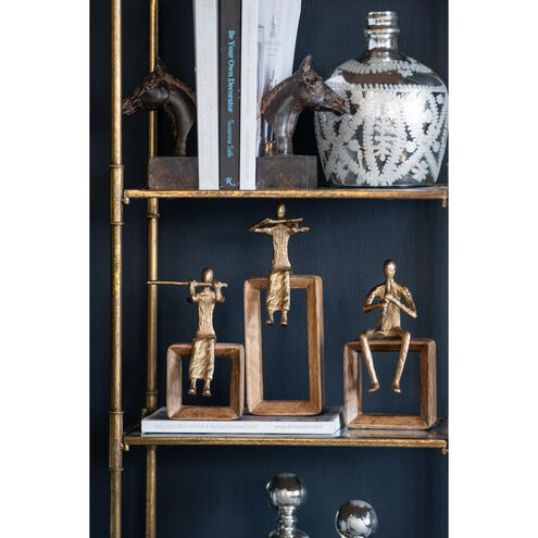 Musician Gold and Natural Figurine