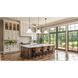 Fleur 1 Light 16 inch Matte Black Pendant Ceiling Light