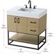 Caroline 32 X 34 inch Honey Brown Bathroom Vanity Cabinet