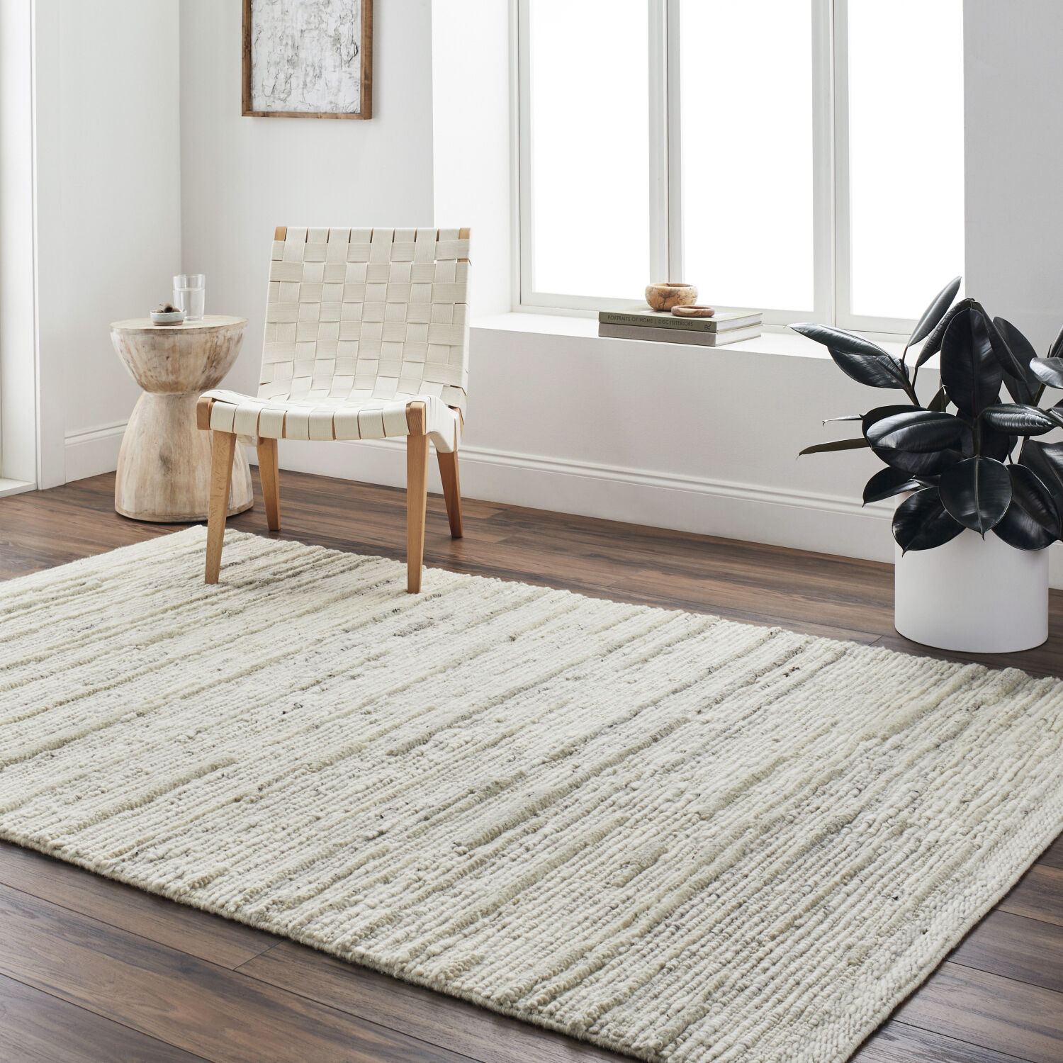 Manisa 120 X 96 inch Cream Rug, Rectangle
