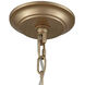 Armand 1 Light 8 inch Matte Gold Mini Pendant Ceiling Light