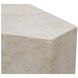 Nix 21.7 X 9 inch White Outdoor Side Table