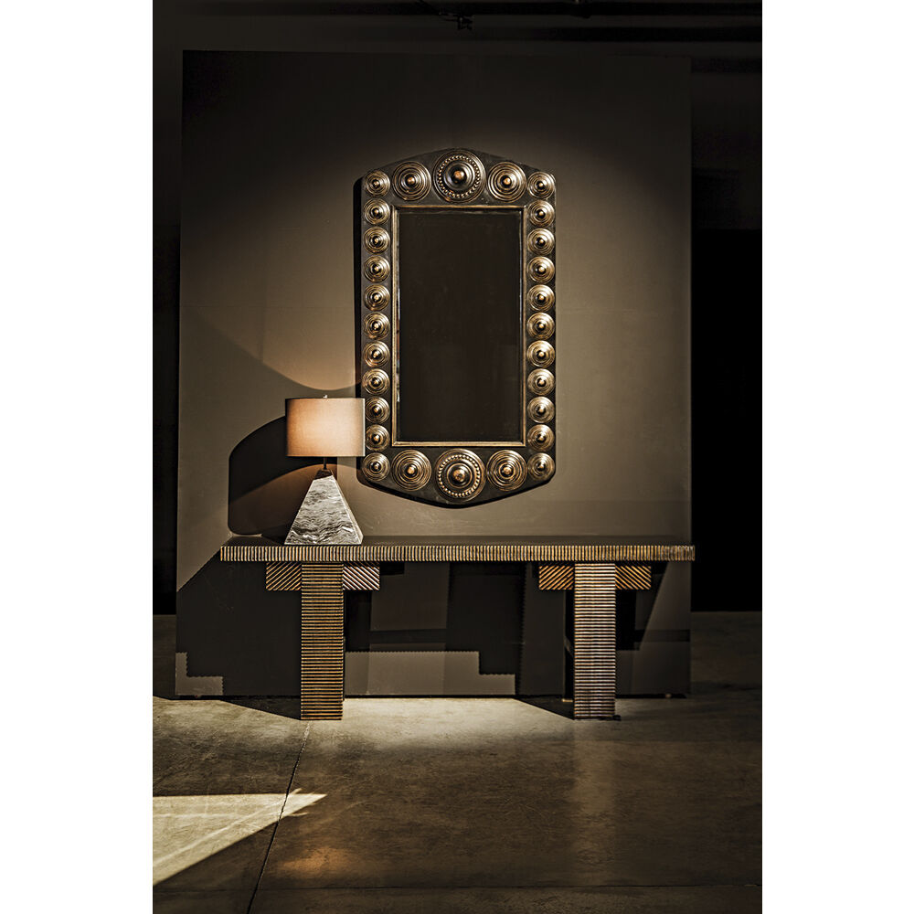 Nanna 67 X 36.5 inch Hand Rubbed Black Mirror