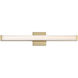 Spec 5CCT LED 30 inch Natural Aged Brass Bath Vanity Light Wall Light