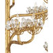 Agave Americana 22 Light 42 inch Dark Contemporary Gold Leaf Chandelier Ceiling Light, Marjorie Skouras Collection