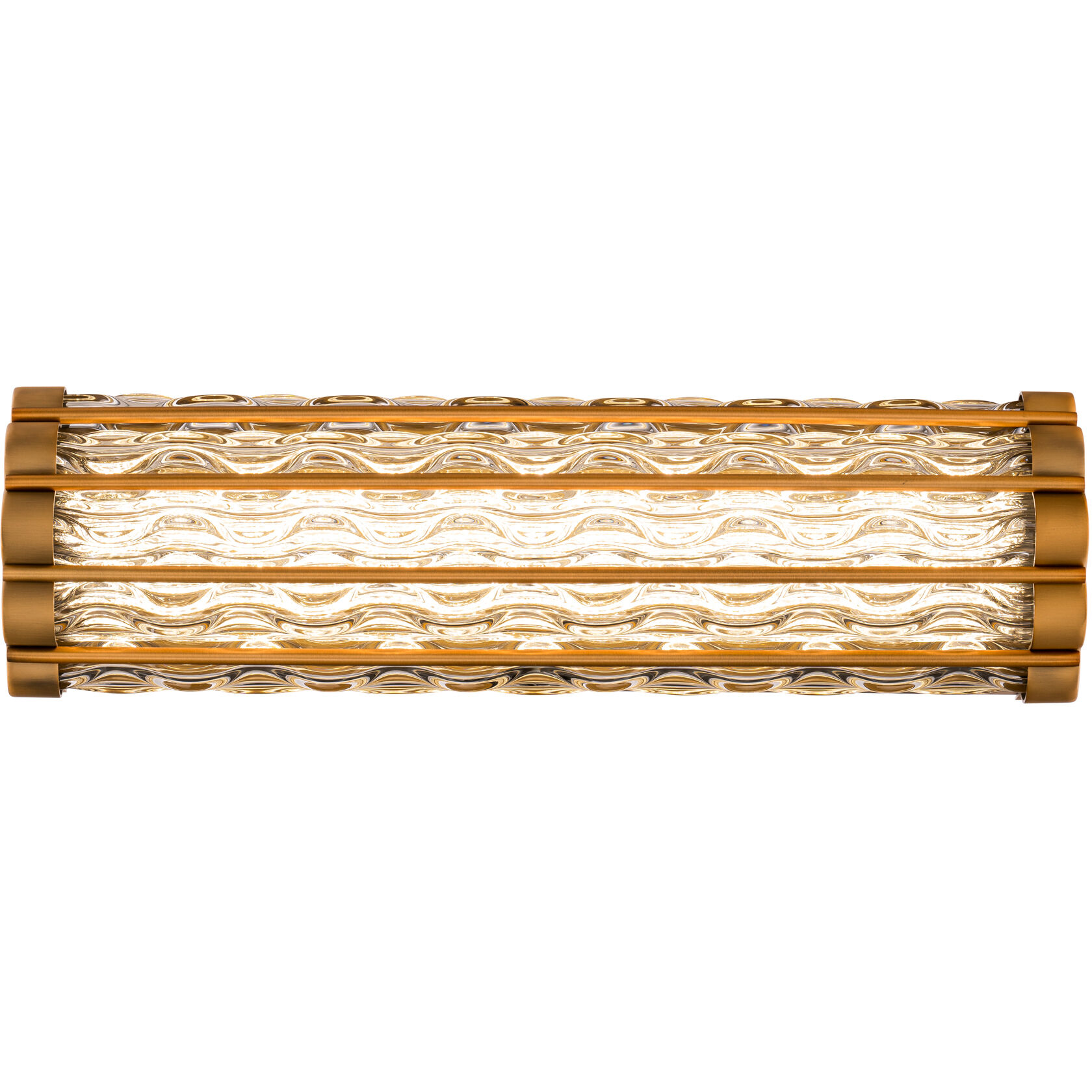 Fortress LED 20 inch Aged Brass Bath Vanity & Wall Light in Optic, Schonbek Signature