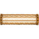 Fortress LED 20 inch Aged Brass Bath Vanity & Wall Light in Optic, Schonbek Signature