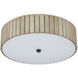 Tetterby LED 20 inch Black Semi-Flush Ceiling Light