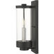Hillcrest 2 Light 16 inch Textured Black Outdoor Wall Lantern