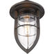 Dylan 1 Light 8 inch Oil-Rubbed Bronze Exterior Convertible Mini-Pendant in Oil Rubbed Bronze