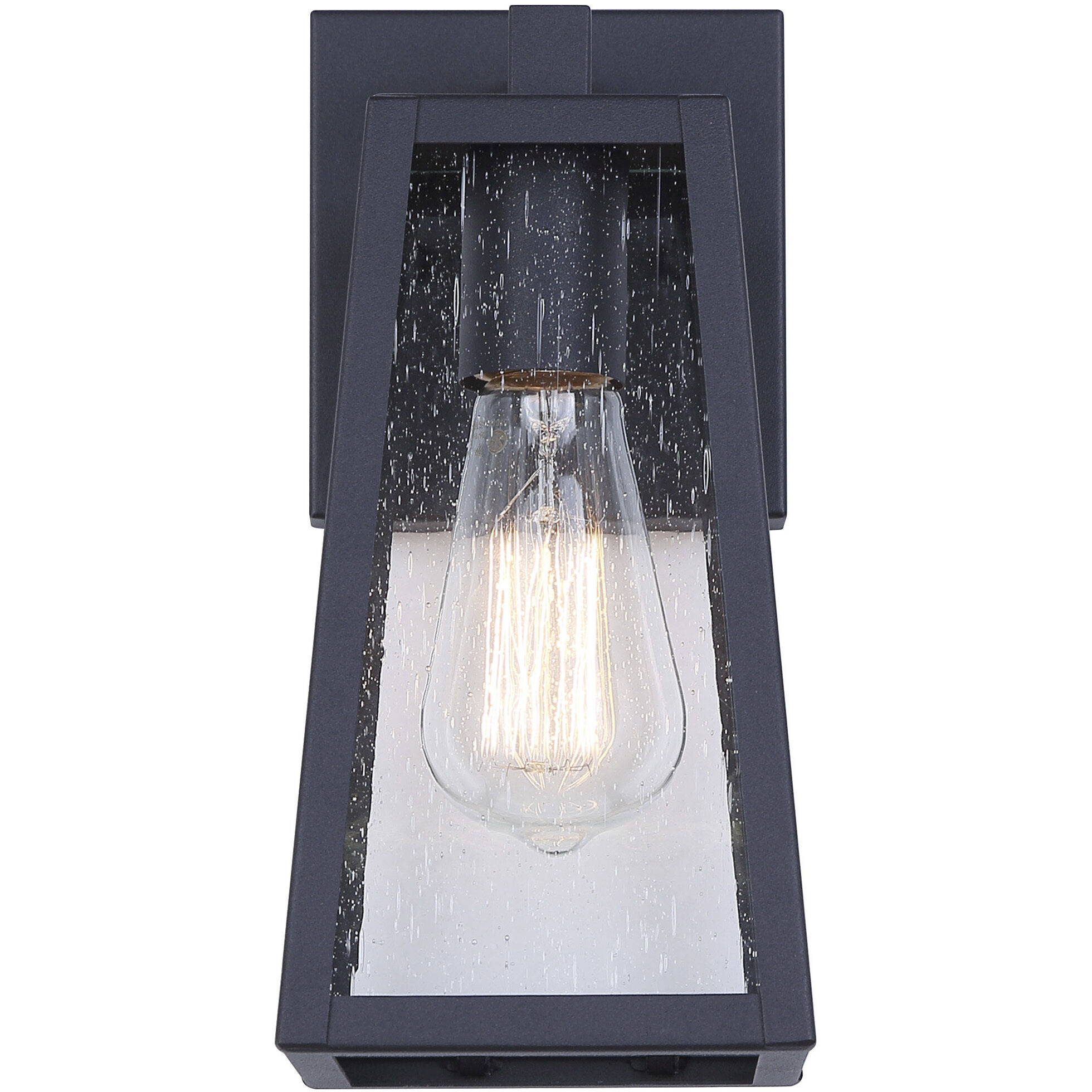 Coralea 1 Light 10.75 inch Sand Black Outdoor Wall Lantern